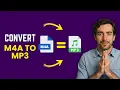 How To Turn M4A Into MP3 (Fast \u0026 Free!)