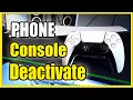 How to Deactivate PS5 PS4 as Primary using Phone App without Console Fast Tutorial