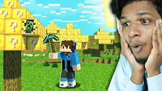 minecraft but trees are lucky block malayalam pgm