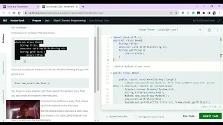 Java Abstract Class HackerRank