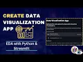 How to Create a Data Visualization App for EDA Python Streamlit Tutorial