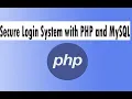 Secure Login System with PHP and MySQL - mistacode