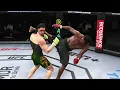 UFC 4 Mike Tyson vs Veronica Perasso Beautiful Model EA Sports UFC 4