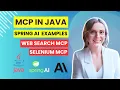 MCP in Java Spring AI Web Search Selenium