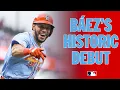 HISTORY Joshua Baez becomes the FIRST PLAYER EVER to hit THREE HOME RUNS in his MLB debut