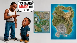 Por que GTA San Andreas PARECIA MAIOR que GTA 5?