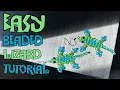 Easy DIY Beaded Lizard Tutorial Beginner Seed Bead Crafts Affordable Easy Summer Crafts