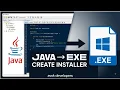 Convert Java NetBeans Project to EXE Installer Create exe Setup File