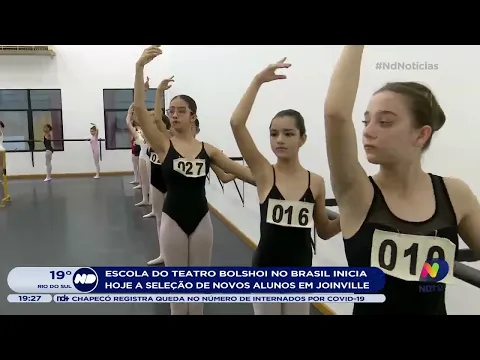 Escola do Teatro Bolshoi inicia seleção de novos alunos em Joinville