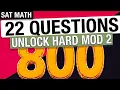 SAT Math Prep 22 Questions to Unlock the Hard SAT Mod 2 Desmos Hack