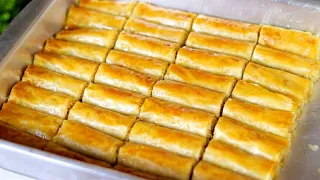 أصابع الجلاش بالكنافة والمكسرات اعمليها بإحترافية فى أقل من خمس دقايق ألذ وأحلى الحلويات الشرقية 