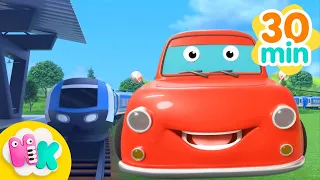 🏆 Let’s Play with Cars & Trains! 🚗🚂 Fun Songs for Kids | HeyKids Nursery Rhymes