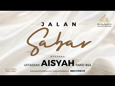 Download MP3 Jalan Sabar - Kajian Masjid At Thohir || Ustadzah Aisyah Farid BSA