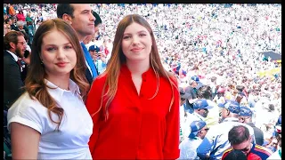 الأميرة ليونور وعائلتها يحضرون لدعم إسبانيا في الفوز بكأس العالم       كأس العالم      فيفا دندنها