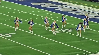 Group 2 4th Q 2 min warning dance we will rock you Meet the team 2025 Dallas Cowboys Cheerleaders