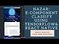 Nazar App Electronic Component Classification using Tensorflow and React-Native