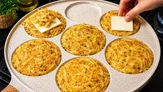 GALETTES DE POMMES DE TERRE RÂPÉES AUX FROMAGE‼️Sans Friture Sans Four‼️ Recette Cuisine Marocaine 