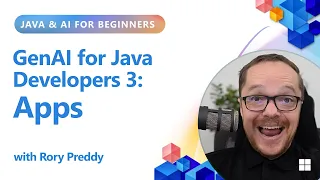 GenAI for Java Developers 3 Apps
