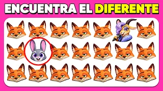 Encuentra El Raro - ZOOTOPIA 2 Edición 🐰🦊 30 MEGA DESAFÍOS | Nick Wilde🧡Judy Hopps💙Gazelle💙~Rey Quiz