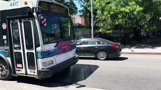 MTA New York City Bus 2009 Orion VII Next Generation Hybrid On The B25 Van Sinderen Av