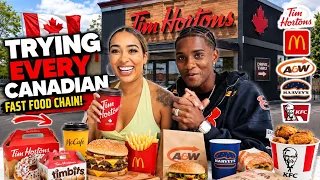 WE TRIED EVERY CANADIAN FAST FOOD CHAIN!! 👀 
