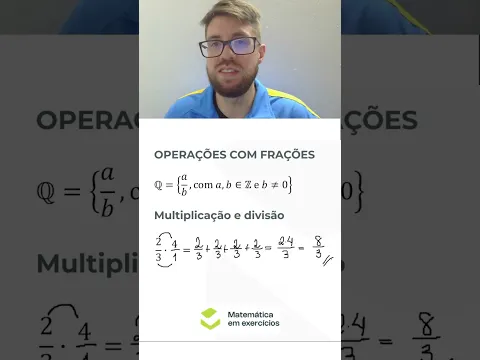 Multiplicação de frações #matematica