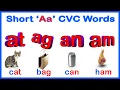 Learn to READ CVC Words Short A Sound Letter A Blending Learning Step By Step