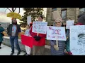 Protesters rally against ICE ahead of Bay City commission vote