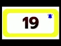 19 Seconds Countdown Timer With Sound Effect COLOR 4K 1080