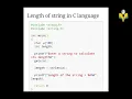 String handling functions in c