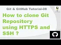 How to clone Git Repository using HTTPS and SSH Git GitHub Clone Git Repo