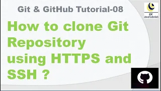 How to clone Git Repository using HTTPS and SSH Git GitHub Clone Git Repo