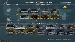 Tenet Ferrox Build Guide Showcase Warframe Build Guide