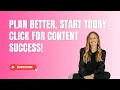 Creating and Maintaining Content Calendars for Better Organization and Planning