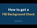 How to get an FBI Background Record usnotarycenter com