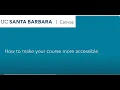 How to make your course more accessible