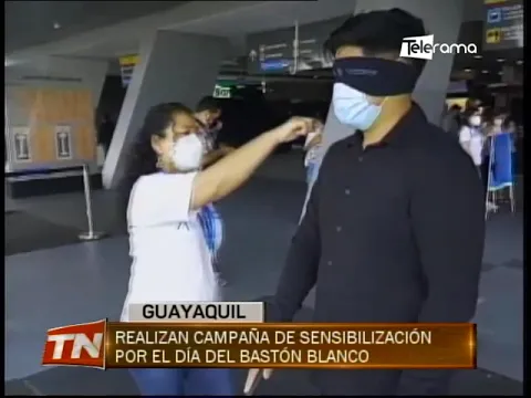 Realizan campaña de sensibilización por el día del bastón blanco