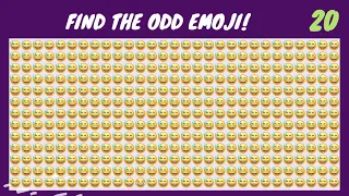 FIND THE ODD EMOJI #11 HARD EDITION