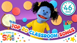 Top 20 Circle Time Songs ⭕️ | Kids Classroom Favorites | Super Simple's 20th Anniversary!