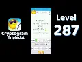 Cryptogram Tripledot Level 287 Answer SolutionGuruji