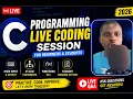 C Programming Live Coding Session Functions If-Else User Input Beginner Exercises 2026