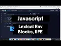 01 Coding Interview 2021 with Javascript - Lexical Environment Blocks IIFE