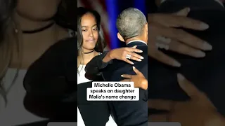 Michelle Obama addresses her daughter Malia dropping her last name