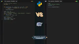 Python vs PHP VIP Queue Shedder