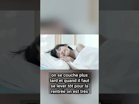 Bien dormir avant la rentrée 😴