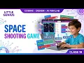 Build a Space Shooting Game in MakeCode Little Genius Course Class 18
