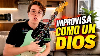 El SECRETO para IMPROVISAR en Guitarra Como si Llevaras 20 Años Tocando