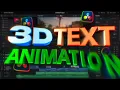 Create VIRAL 3D Text Animations in DaVinci Resolve for FREE