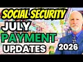 Social Security Checks - July 2026 Payment Schedule Dates Update Former SSA Insider Q A