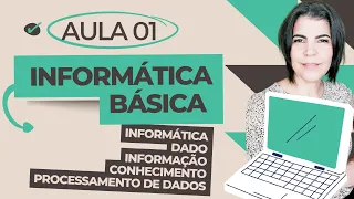 Curso de Informática Básica - Aula 01: O que é Informática, Dado, Informação, Processamento de Dados